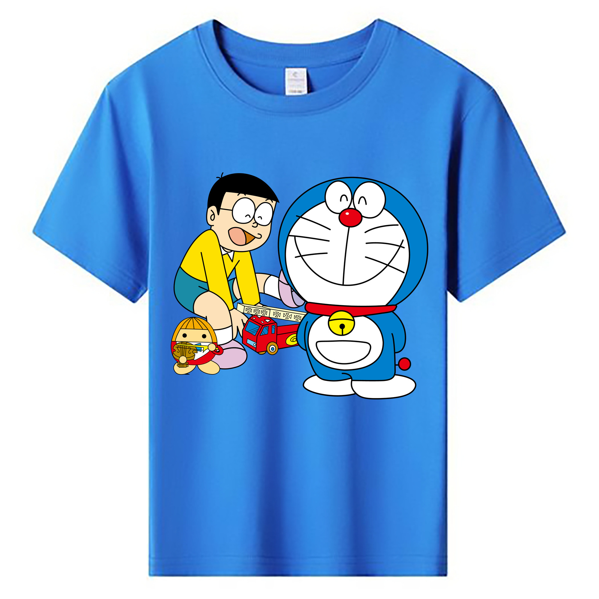（画像用） ドラえもん Doraemon 綿100％キッズTシャツ（フロントプリント）